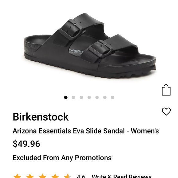 Birkenstock Arizona Black Slide Sandals - Picture 8 of 8